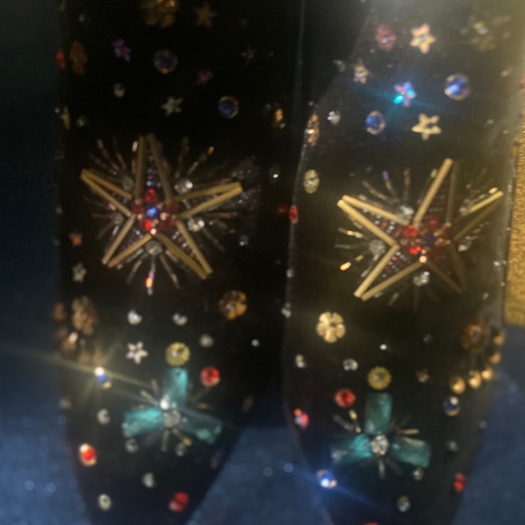 BETSEY JOHNSON LMTD STAR BEJEWELED ANKLE Boots - Picture 4 of 14